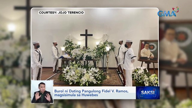 Burol ni Dating Pangulong Fidel V. Ramos, magsisimula sa Huwebes | Saksi