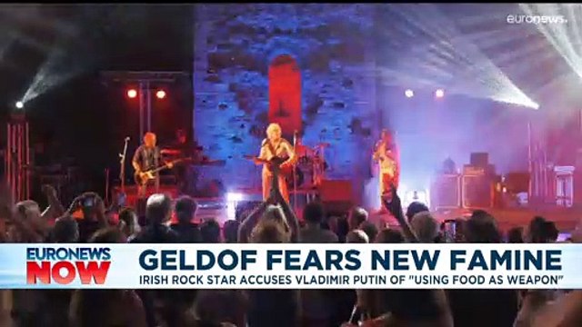 'I fear new famine,' Live Aid relief organiser Bob Geldof tells Euronews