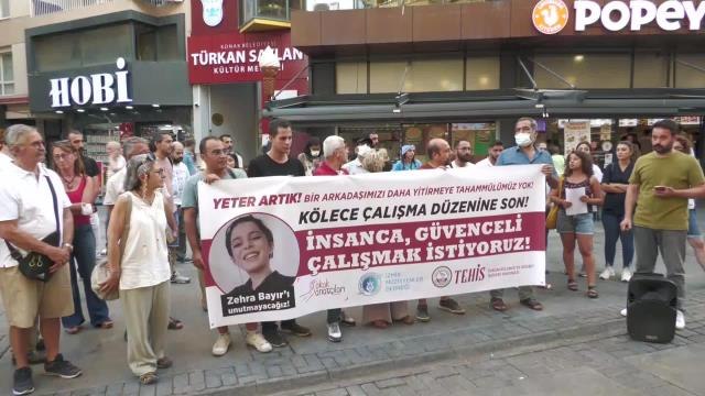 İzmir gündem haberi: İzmir'de Zehra Bayır Protestosu: Kardeşimizi Katleden Mafyatik Düzenin Kendisidir