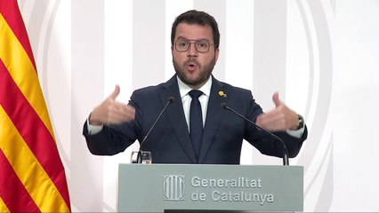 Pere Aragonès reta a Pedro Sánchez con un referéndum