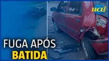 Motorista foge após bater em carro parado em Araxá