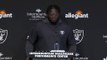 Las Vegas Raiders Alex Leatherwood on his second training camp