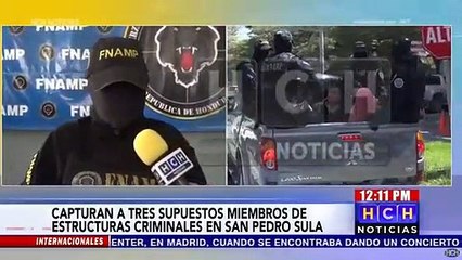 Download Video: Caen tres presuntos miembros de la MS13 en Villanueva, Cortés