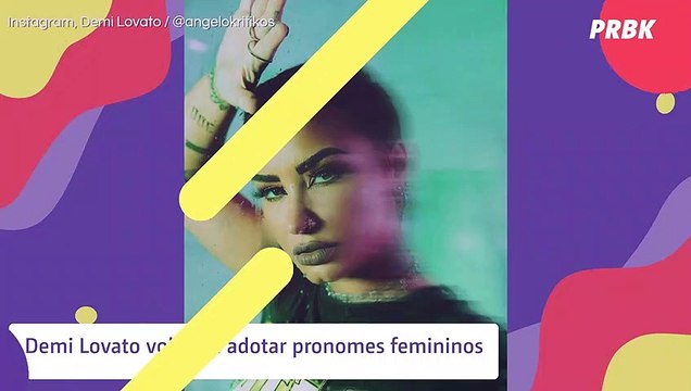 Demi Lovato explica por que adotou pronomes femininos novamente