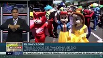 Salvadoreños celebran festividades en honor al Divino Salvador del mundo