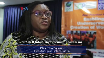 Pasarkan Perangkat Tenaga Surya, Perempuan di Nigeria Bangun Wirausaha