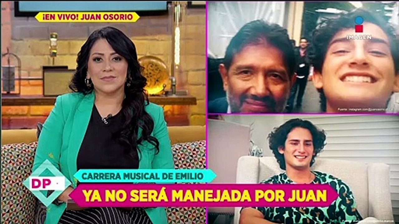 Emilio Osorio rompió relación laboral con su padre, Juan Osorio