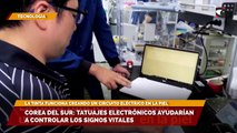 Corea del Sur: Tatuajes electrónicos ayudarían a controlar lo signos vitales