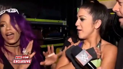 Sasha Banks Congratulates Bayley On Being The 5th Member at Survivor Series For Team RAW