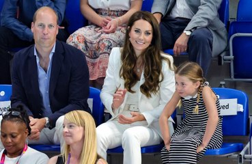 Princess Charlotte attends Commonwealth Games