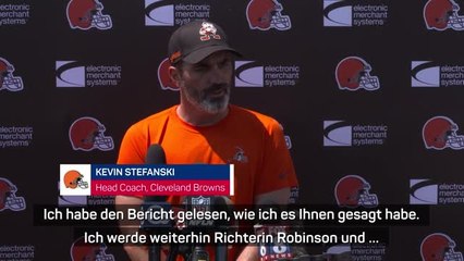 Stefanski “akzeptiert” Urteil zu Deshaun Watson