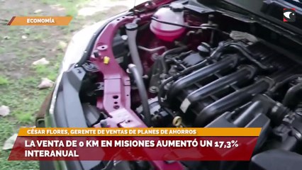 La venta de 0 km en Misiones aumentó un 17,3% interanual