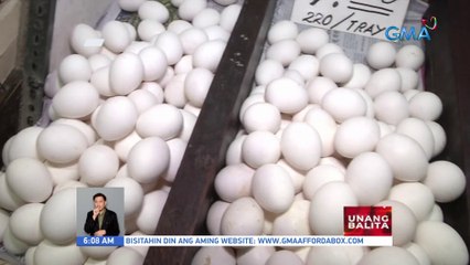 Bukas tataas na ang presyo ng itlog nang P6/tray | UB