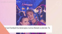 O amor de Larissa Manoela e André Luiz Frambach! Casal troca declarações apaixonadas na web