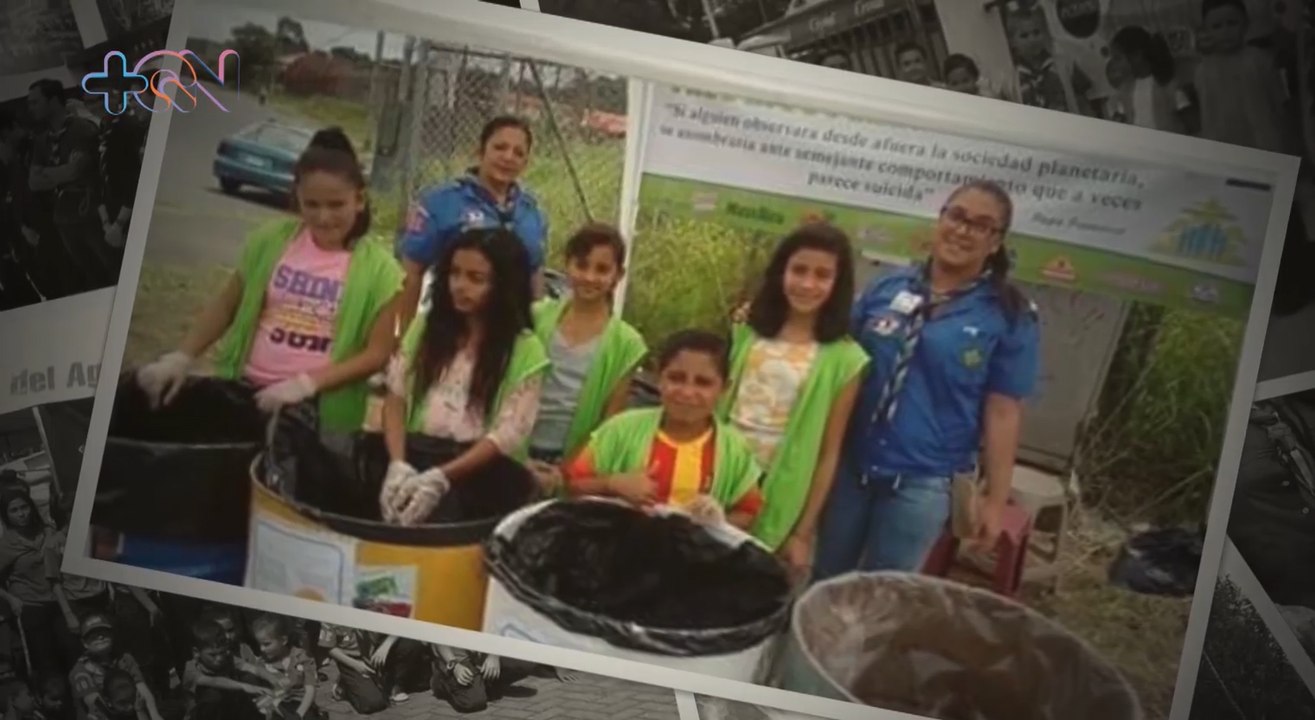 mqn-Guías y Scouts recogen la basura que dejan romeros durante la peregrinación-020822