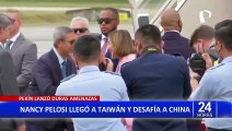 Nancy Pelosi aterriza en Taiwán pese a advertencias y aviva tensiones entre EE.UU. y China