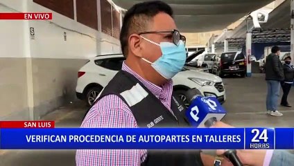 Скачать видео: San Luis: Realizan operativo para verificar la procedencia de autopartes en talleres mecánicos