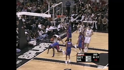 Tim Duncan Poster Dunk vs DET