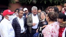 Recorrido del Gobernador deMichoacán en zonas afectadas por inundaciones en el Municipio de Villamar