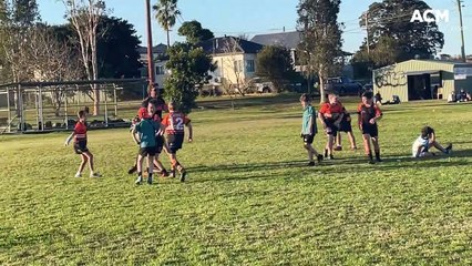 Kempsey Cannonballs Under-10s training at Kemp Street Sporting Fields | August 2, 2022 | Macleay Argus