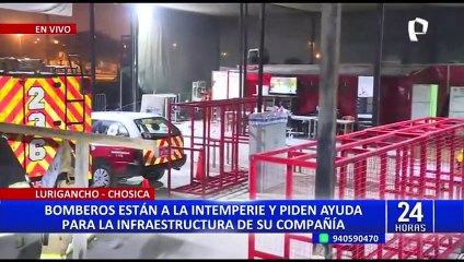 Lurigancho-Chosica: bomberos piden apoyo para mejorar la infraestructura de su compañía