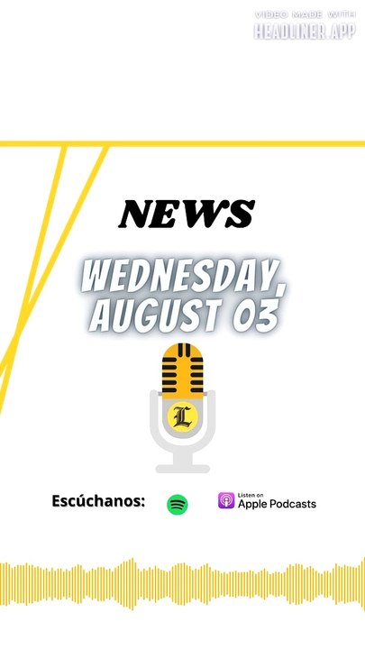 News wednesday 03 august