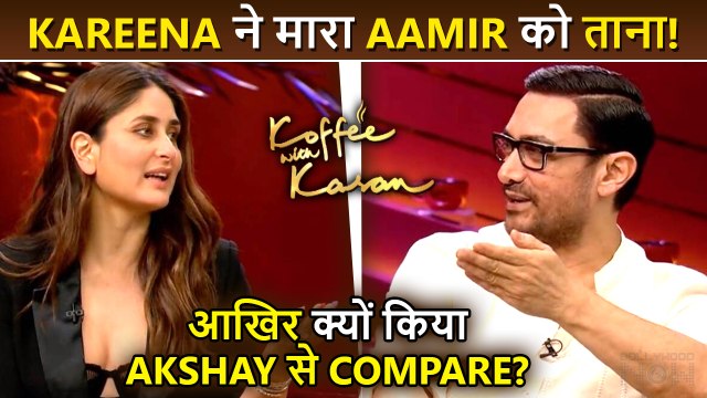 Kareena Kapoor Taunts Aamir Khan, Favours Akshay Kumar's Filmmaking Strategy | Koffee With Karan 7