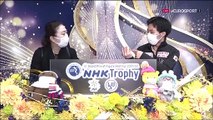 NHK21 - Commentators mention Hanyu (ESP ITA)
