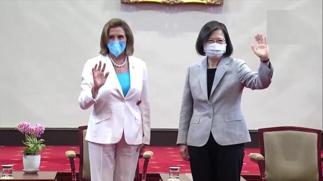 Nancy Pelosi's Taiwan visit; meeting with Taiwanese president Tsai; more