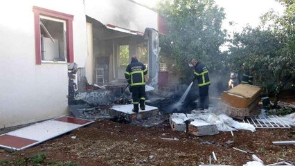 Son dakika haber | Tek katlı ikamet bomba gibi patladı: 1 yaralı
