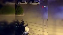 Bursa’da polis şehir merkezine inen domuzu sirenle kovaladı