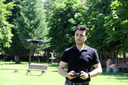 Pilotluk hayalini dronla gerçekleştirdi