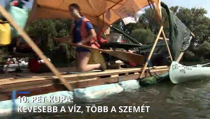 PET Kupa: az ukrajnai háború miatt több a szemét a Tiszán