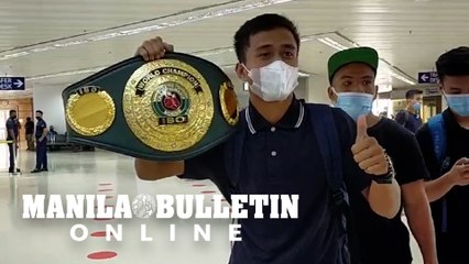 Boxing Champion Dave “Doberman” Apolinario Arrives at NAIA