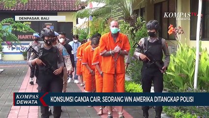 Miliki Ganja Cair, WN Amerika Ditangkap Polisi