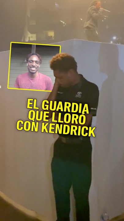 El guardia de seguridad que lloró con Kendrick Lamar