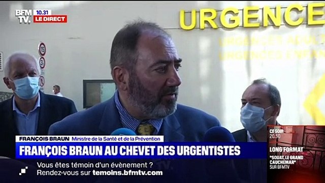 François Braun: Il n'y a pas de fermetures d'urgences