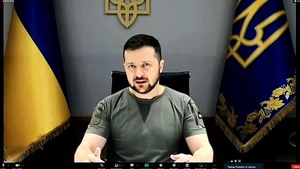 Zelensky thanks Australia for support during ANU addressing