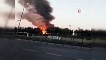 İstanbul'da ağaçlık alanda korkutan yangın