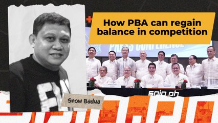How PBA can regain balance in competition