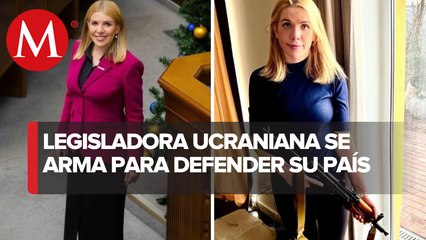 Tengo mi arma y lucho contra los invasores rusos: legisladora ucraniana