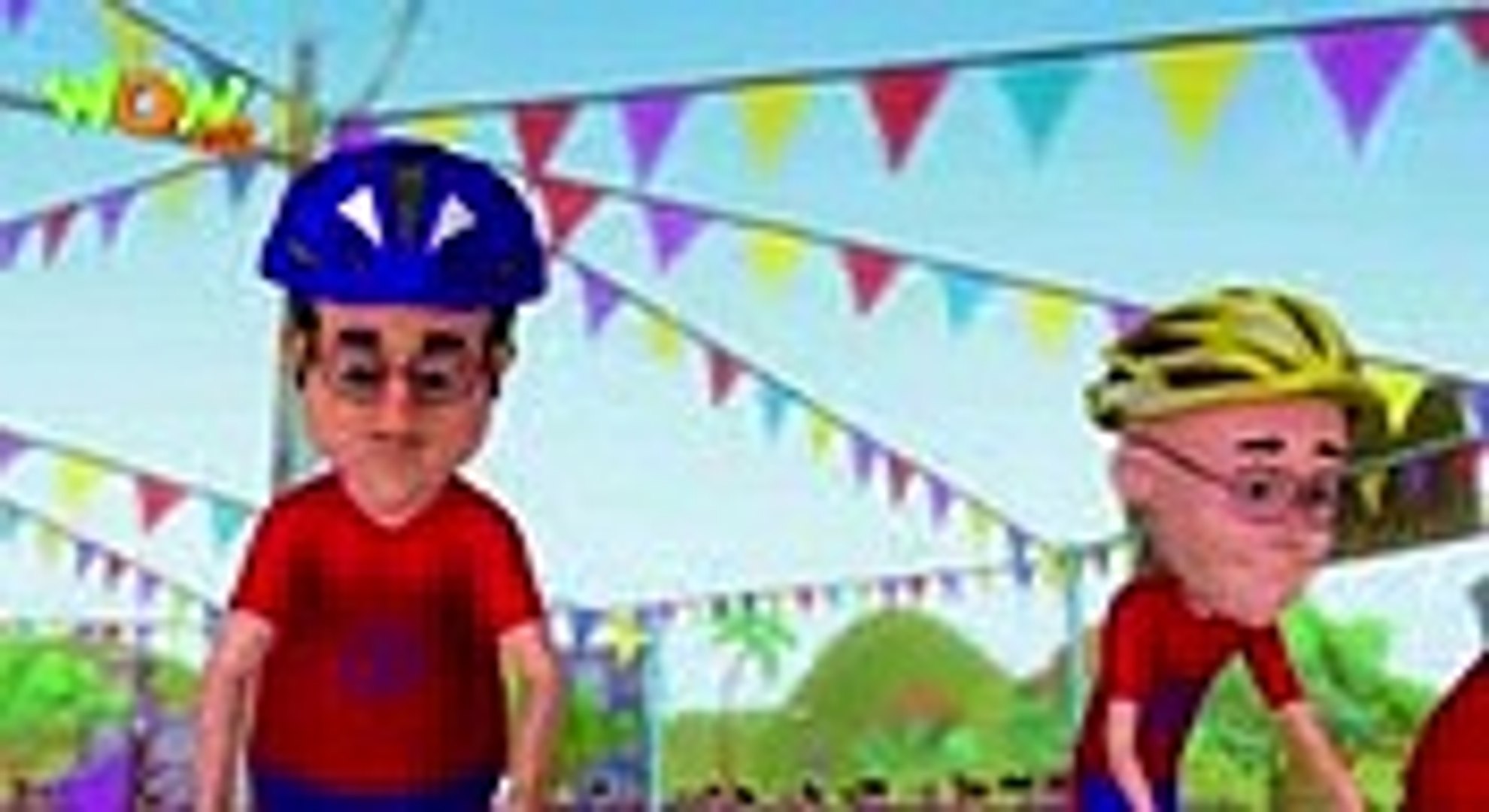 Cycle Race - Motu Patlu - HINDI - WOW KIDZ_(640x360)_mpeg4 - video  Dailymotion