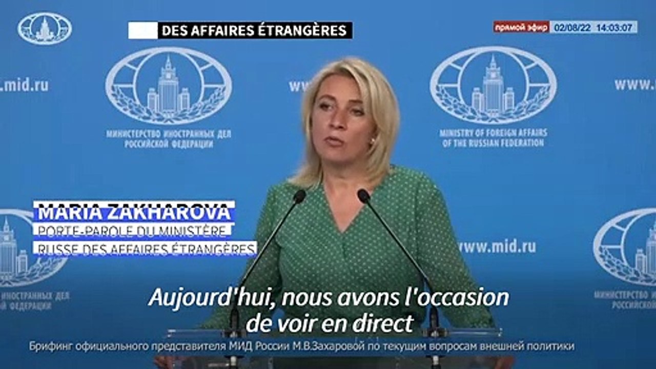 La Russie juge la visite potentielle de Pelosi à Taiwan comme une "provocation"