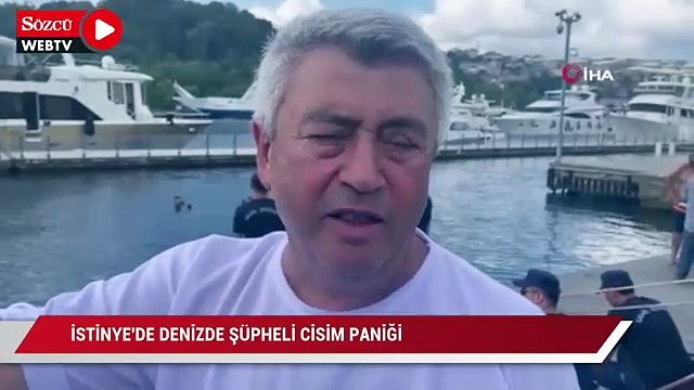 Denizde şüpheli cisim paniği: Mayın sanıldı, tonoz çıktı