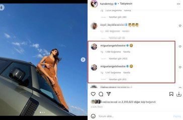 Dünyaca ünlü oyuncu Miguel Angel Silvestre'den Hande Erçel'e yakın markaj