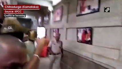 Rahul Gandhi visits Sri Murugha Matha Temple in Chitradurga