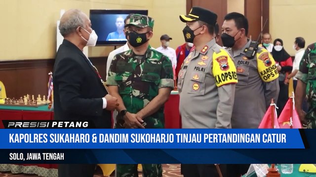 Kapolres Dan Dandim 0726 Sukoharjo Tinjau Venue Pertandingan Catur Asean Para Games 2022