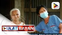 97 anyos na lola, nailigtas ng anak nang muntik mabagsakan ng pader dahil sa lindol