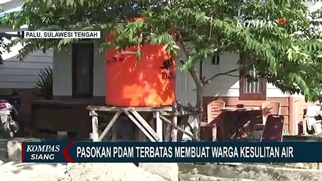 Pasokan Air PDAM Kota Palu Terbatas, Warga Penghuni Hunian Tetap Tondo Kesulitan Air Bersih