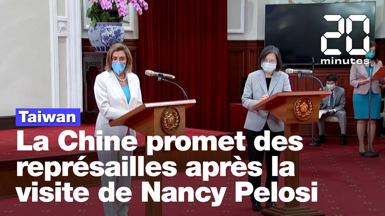 Taïwan : Nancy Pelosi vient « en paix » dans la région, la Chine promet des représailles